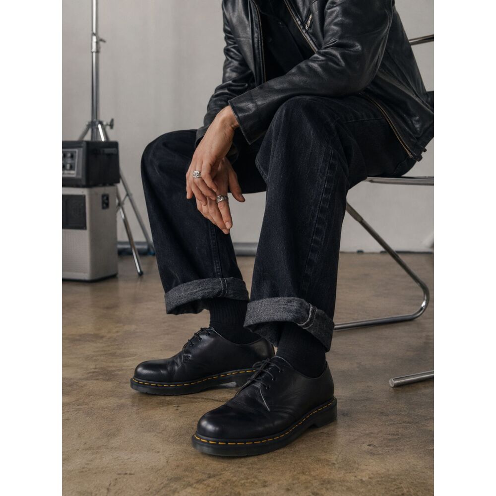Dr. Martens 11838 Black Leather 3-Eye Oxford Shoes    Mens Size 12